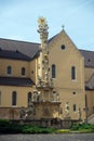 Holy Trinity Statue, Veszprem, Hungary Royalty Free Stock Photo