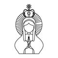 Holy virgin mary icon