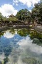 Holy water ceremony at Tirta Empul Temple