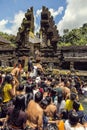 Holy water ceremony at Tirta Empul Temple