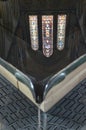 holy water font at salisbury cathedral in salisbury Royalty Free Stock Photo