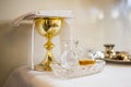 Holy Water and Oil for Unction Royalty Free Stock Photo