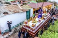 Holy Week procession passes, San Juan del Obispo, Guatemala