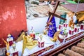 Holy Week procession passes, San Juan del Obispo, Guatemala