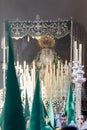 Holy Week in San Fernando, Cadiz, Spain. Our Lady of Grace and Hope Crowned.