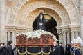 Holy Week in Zamora, Spain, procession of JesÃÂºs Nazareno section of Ladies of the Virgin of Solitude.