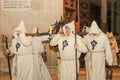 Holy Week in Zamora, Spain, procession on the night of Friday of Sorrows, Penitential Brotherhood of the Most Holy Christ of the H