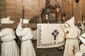 Holy Week in Zamora, Spain, procession on the night of Friday of Sorrows, Penitential Brotherhood of the Most Holy Christ of the H
