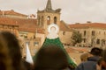 Holy Week in Zamora, Spain. Holy Thursday procession of the Brotherhood of the Virgin of Hope.