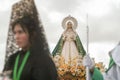 Holy Week in Zamora, Spain. Holy Thursday procession of the Brotherhood of the Virgin of Hope.