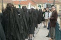 Holy Week in Zamora, Spain. Holy Thursday procession of the Brotherhood of the Virgin of Hope.