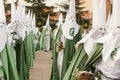 Holy Week in Zamora, Spain. Holy Thursday procession of the Brotherhood of the Virgin of Hope.