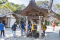 Holy well in the Kotoku-in Royalty Free Stock Photo