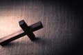 Holy Wooden Christian Cross Royalty Free Stock Photo