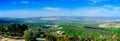 Holy Land Series - Lower Galilee Panorama#1 Royalty Free Stock Photo