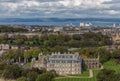 Holyrood Palace and Abbey Royalty Free Stock Photo