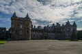 Holyrood Palace in the end of the Royal Mile in Edinburgh Royalty Free Stock Photo