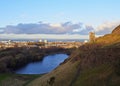 Holyrood Park in Edinburgh Royalty Free Stock Photo