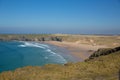 Holywell Bay beach North Cornwall Royalty Free Stock Photo