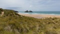 Holywell Bay North Cornwall coast England UK near Newquay and Crantock Royalty Free Stock Photo