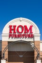 Hom Furniture Exterior and Logo