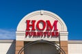 Hom Furniture Exterior and Logo