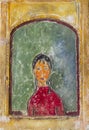 Homage to Modigliani Royalty Free Stock Photo