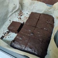 A homamade brownie sweety