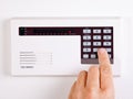 Home alarm system Royalty Free Stock Photo