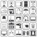 Home Appliance Icons Vector Set