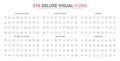 Home appliances, digital system for household, arrow pointer and cursor line icon set