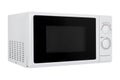 New white microwave oven isolated on white background Royalty Free Stock Photo