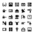 Home Appliances Vector Icons 4 Royalty Free Stock Photo