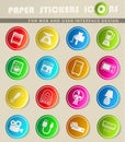Home applicances simply icons Royalty Free Stock Photo