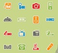 Home applicances simply icons Royalty Free Stock Photo