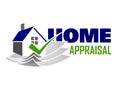 Home appraisal icon Royalty Free Stock Photo