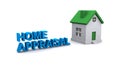 Home appraisal on white