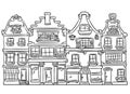 Home architecture coloring page