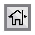 Home with Arrow Icon