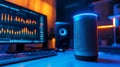 Home automation company showcasing smart home solutions with voice