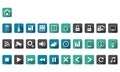 Home automation,Smart home icon set Royalty Free Stock Photo