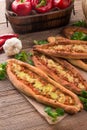 Home-baked pide Royalty Free Stock Photo