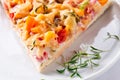 Home baked pizza Royalty Free Stock Photo