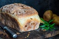 Home baked potato bread Royalty Free Stock Photo