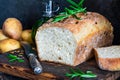 Home baked potato bread Royalty Free Stock Photo