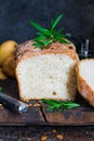 Home baked potato bread Royalty Free Stock Photo