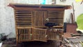 home bamboo chicken coop