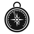 Home barometer icon, simple style