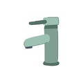 home bathroom faucet cartoon vector illustration Royalty Free Stock Photo