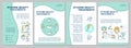 Home beauty treatments brochure template